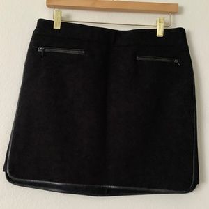White House / Black Market Black Skirt Size 8